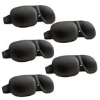 3D Contoured Sleep Mask | Ultra-Soft Breathable Light Blocking Eye Cover