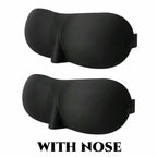 3D Contoured Sleep Mask | Ultra-Soft Breathable Light Blocking Eye Cover