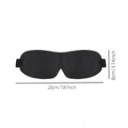 3D Contoured Sleep Mask | Ultra-Soft Breathable Light Blocking Eye Cover