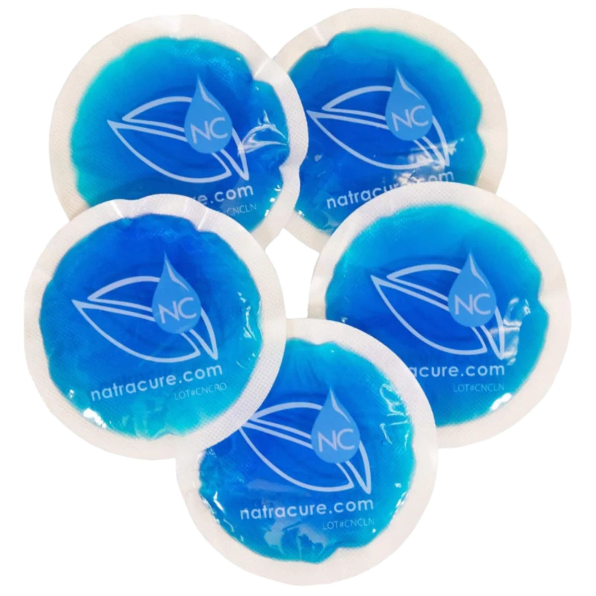 Small Gel Ice Cold Packs for Face – 4" Round, Reusable Cold Compress (5-Pack)