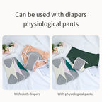 AIO Large Washable Graphene Incontinence Pads Cotton Panty Liner Heavy-flow Menstrual Pads Cloth Tampons Urinary Sanitary Pads